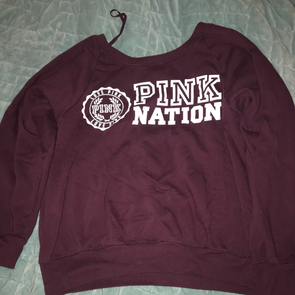VS pink crew neck